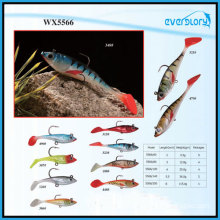 Artifical Lead Soft Lure Fishing Tackle From 6cm-20cm